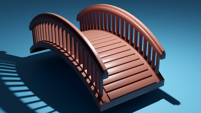 wooden bridge
