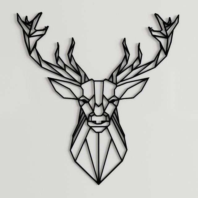 geometric deer