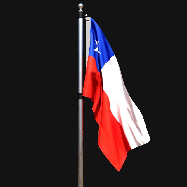 Flag of chile 02