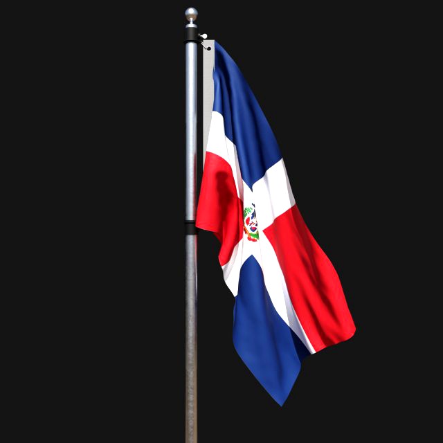 Flag of dominican republic 02