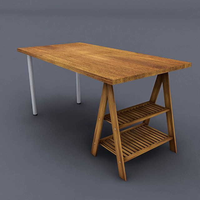 wooden work table