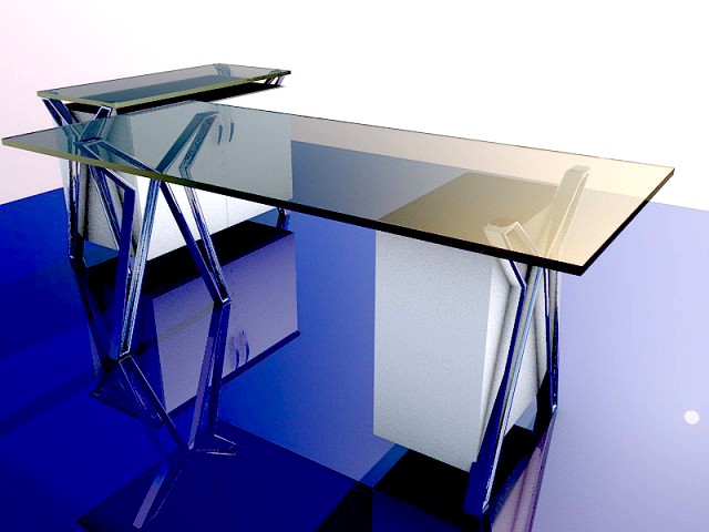 Glass Office Desk