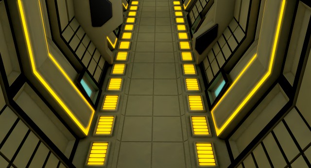 sci fi corridor