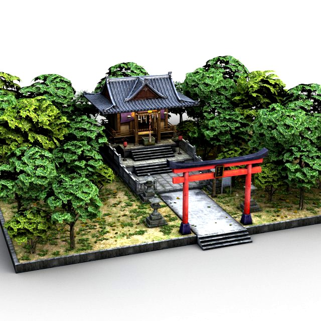 japanese shrine temple 0001
