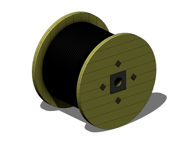 Cable Drum - Revit Family