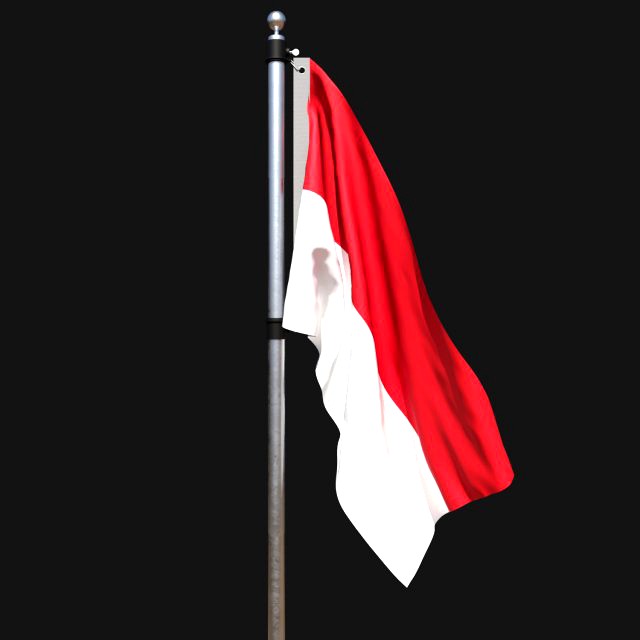 Flag of indonesia 02