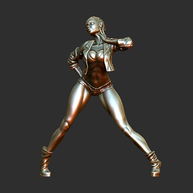 sexy woman statue