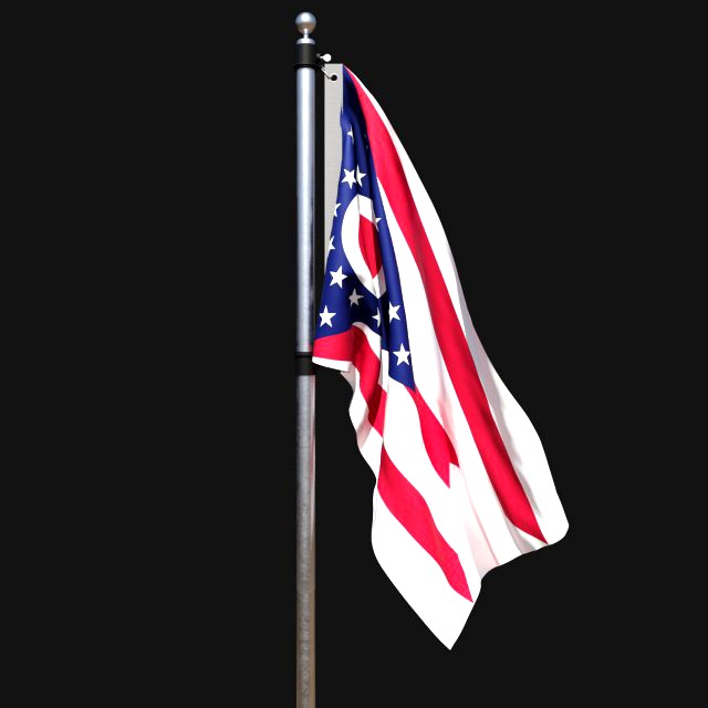 Flag of ohio 02