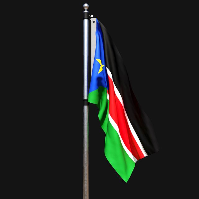Flag of south sudan 02