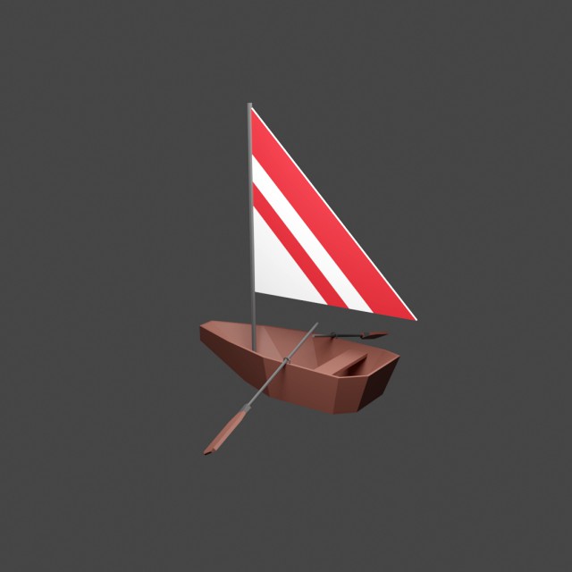 little sailboat