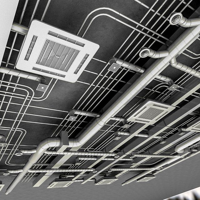 3d ventilation model
