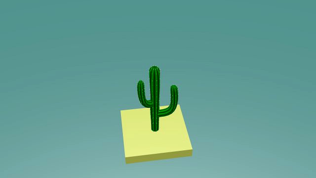 cactus lowpoly