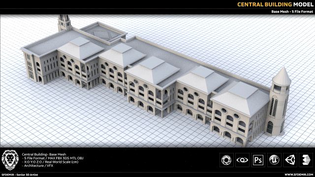 central building
