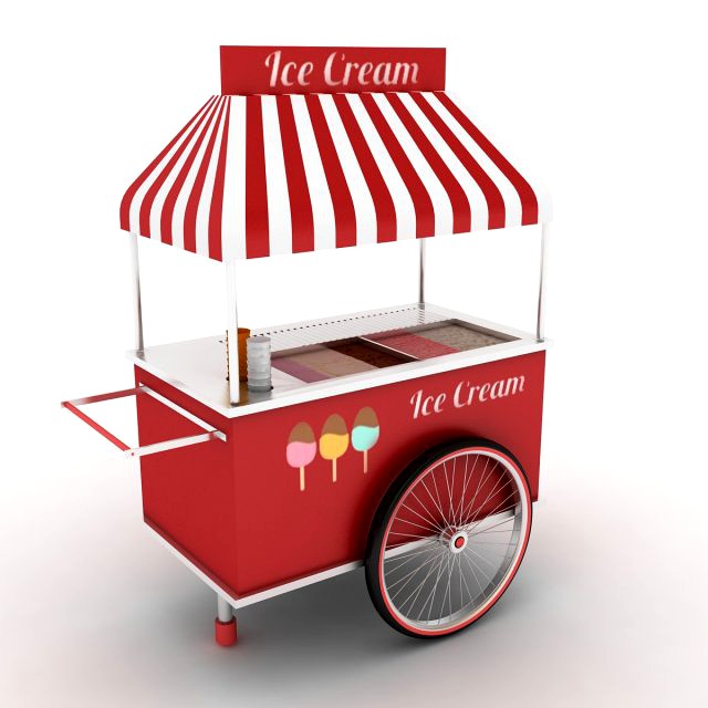ice cream cart