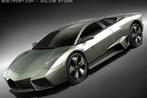 Lamborghini Reventon mid poly 3D Model