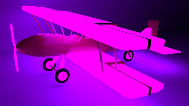 neon plane