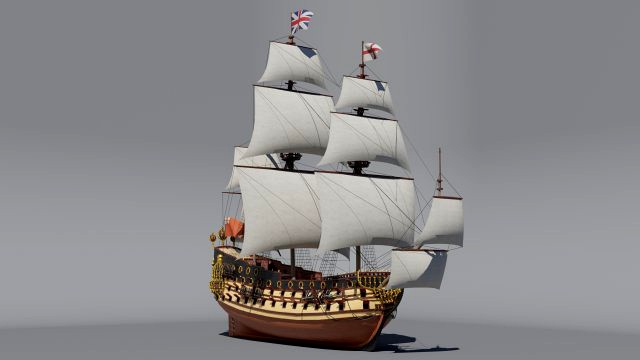 first rate ship of the line hms prince 1670