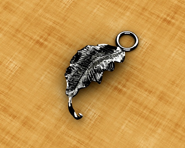 leaf pendant