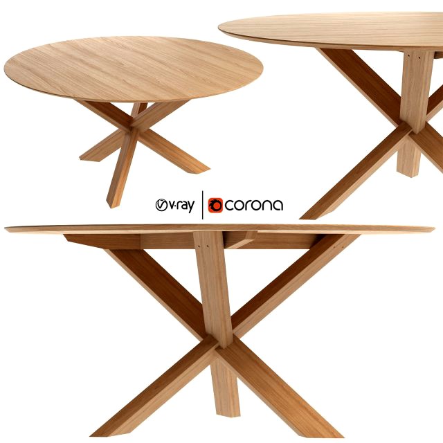 mikado round dining table