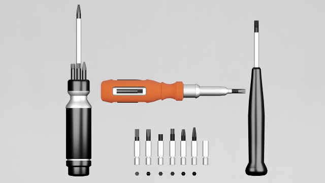 screwdrivers with nozzles set