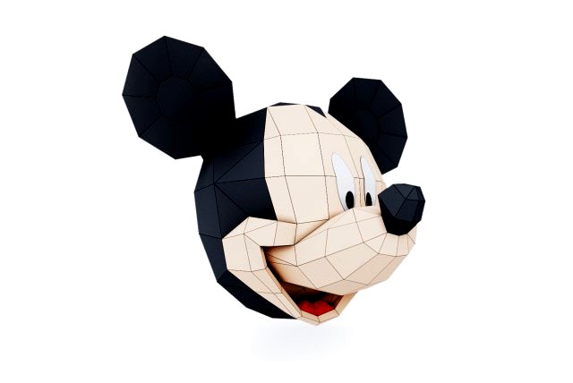 mickey mouse trophy head
