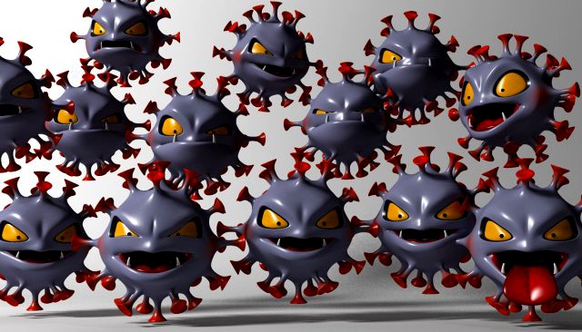 cartoon coronavirus