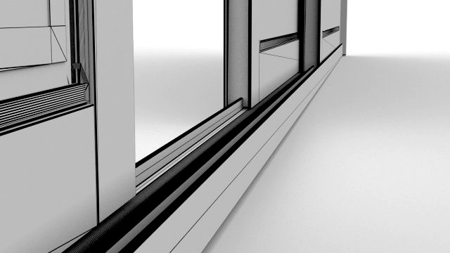 double sliding mesh door