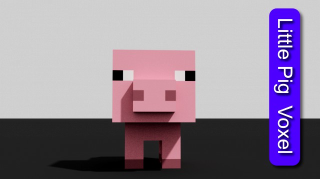 little pig voxel