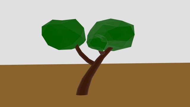 low poly tree