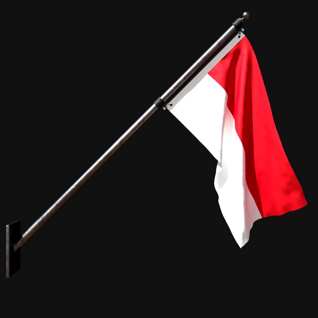 Flag of indonesia 03