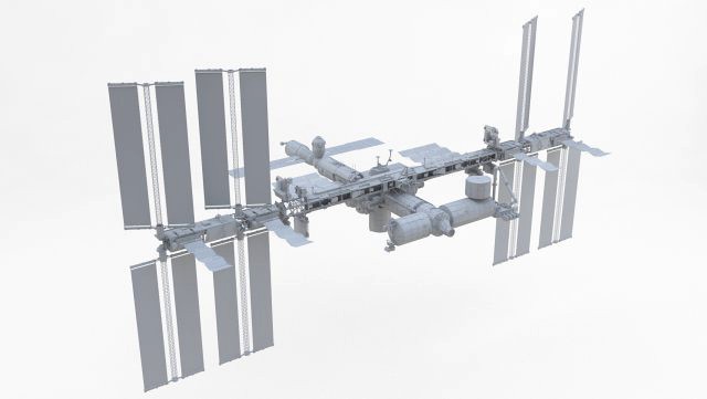iss international space station no texture
