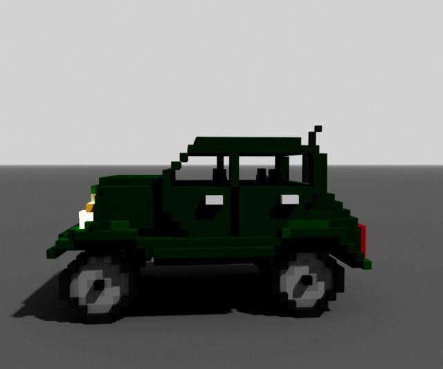 voxel jeep