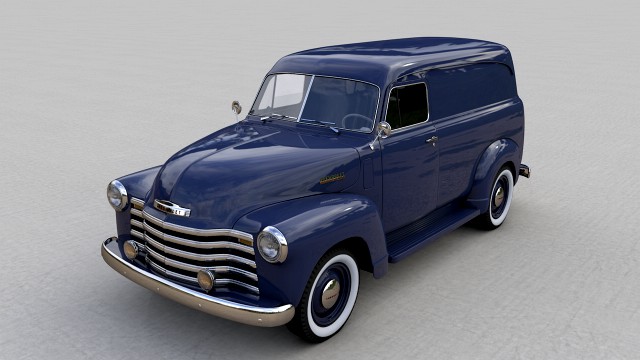 chevy 3100 panel truck 1951
