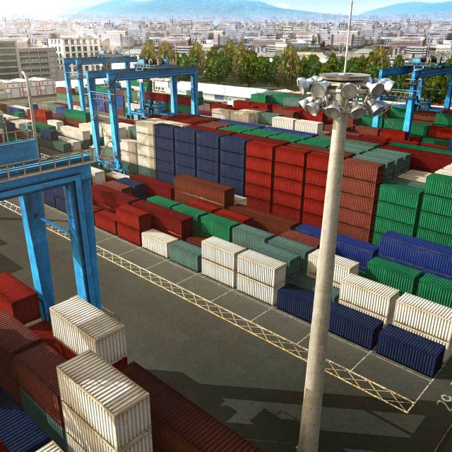 container yard