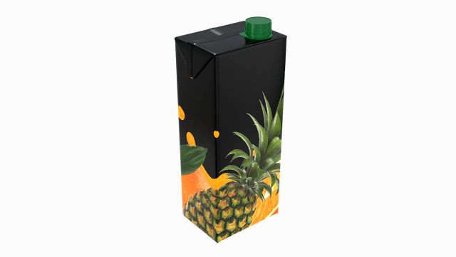 juice cardboard pack packaging with cap 1500ml
