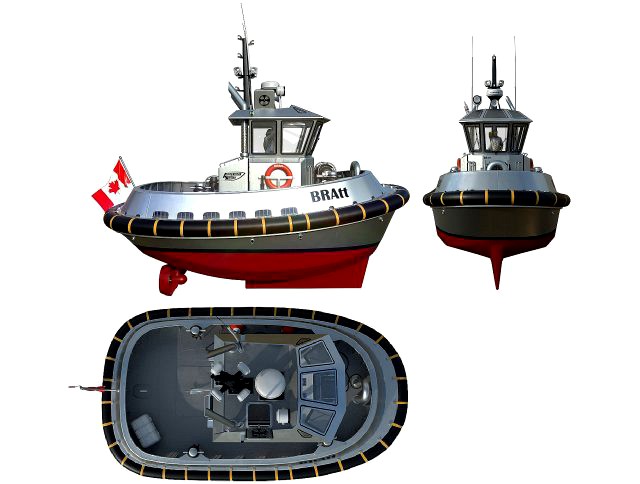 ultra compact asd tugboat