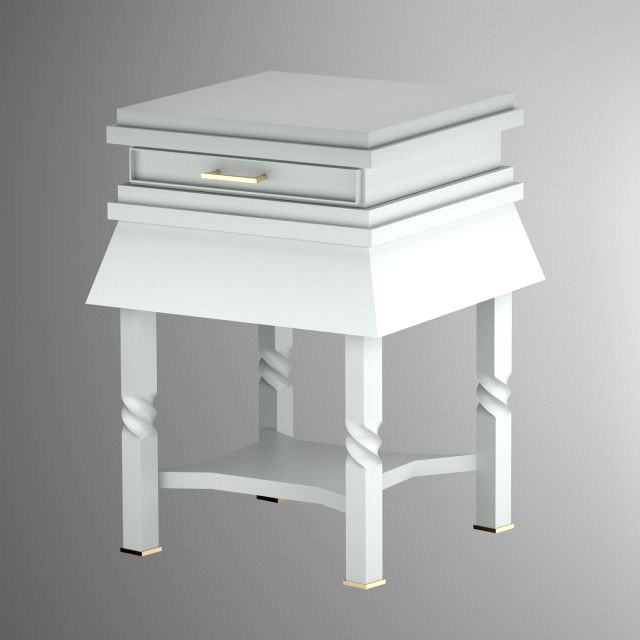 white table