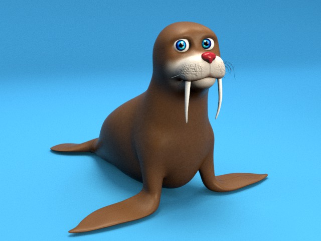 cartoon walrus