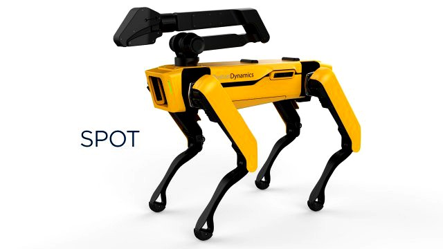 boston dynamics spot handle yellow