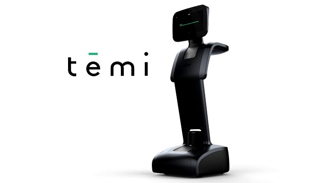 robot temi dark gray
