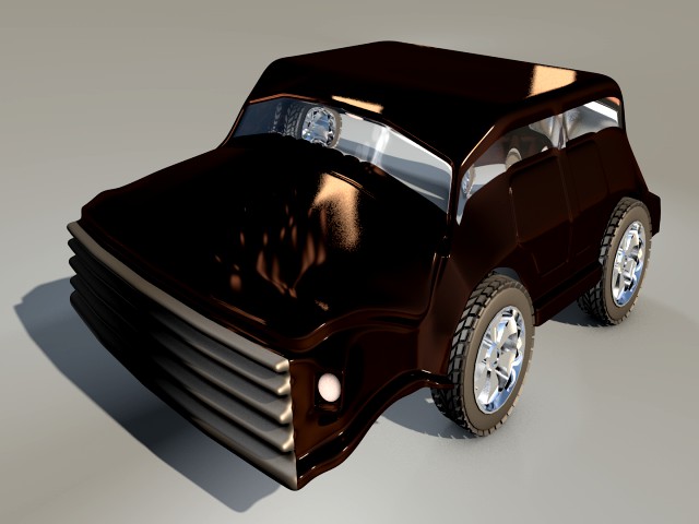 car 3d game style five