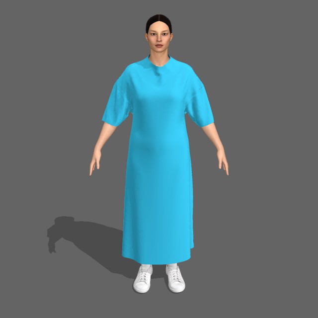 Dress for marvelous designer