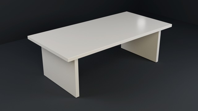 white table