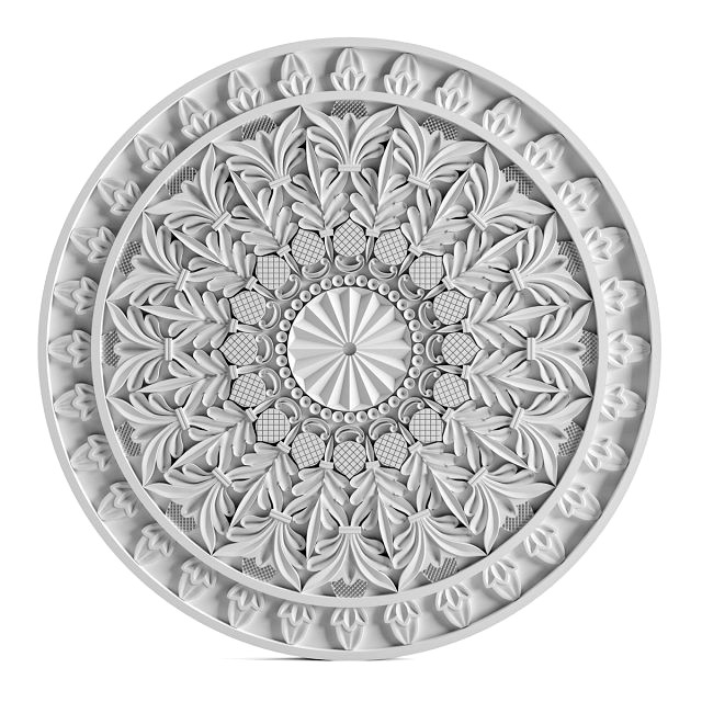 rosette ornament