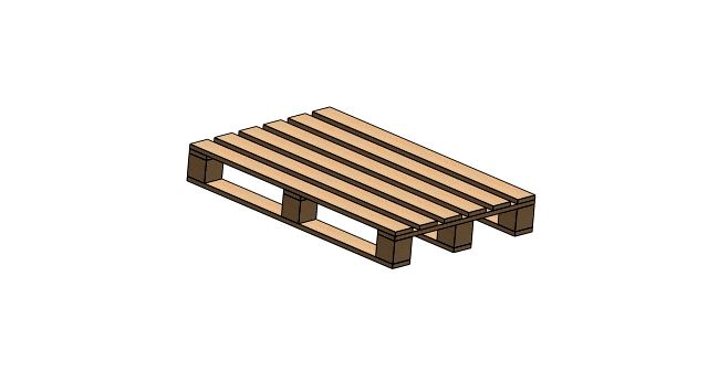 flat wooden pallet