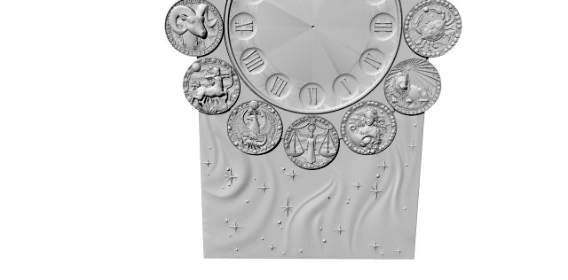 zodiac clock