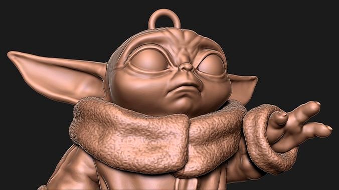 Baby Yoda - Keychain | 3D