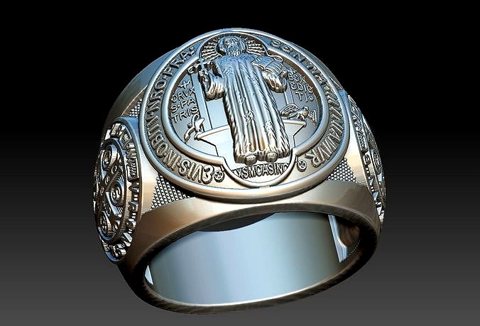 Saint Benedict Ring - Sao Bento | 3D