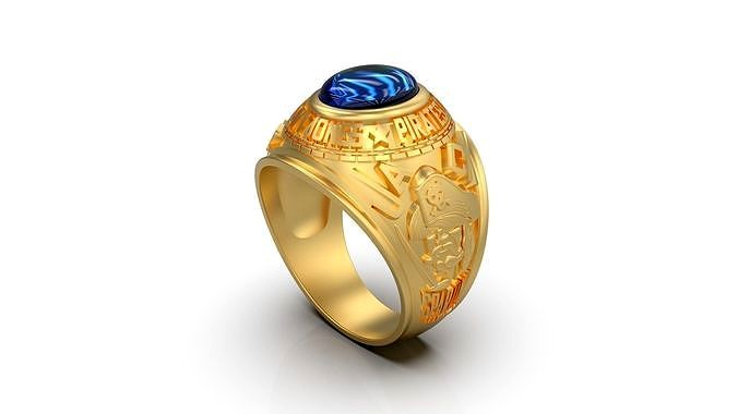 Davy Jones Pirates of the Caribbean Man Ring | 3D