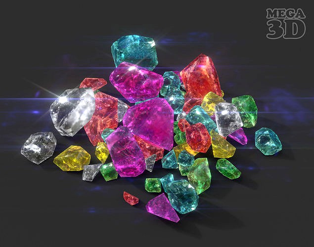 Multiple Color Crystal Gemstone Pack 220705